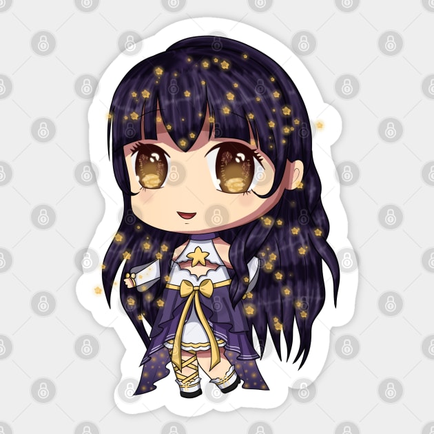 Starry Chibi Gypsy Sticker by Kalothet